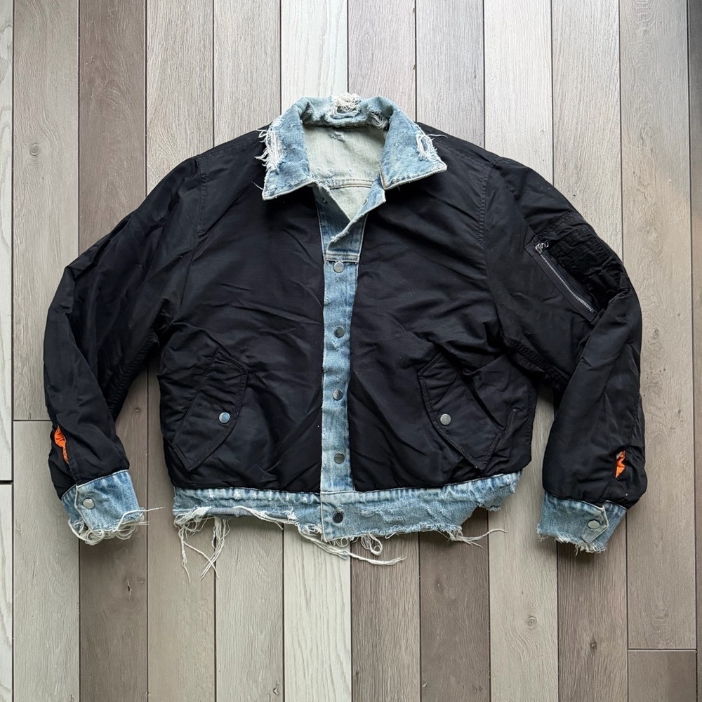 Amiri Reverse Trucker Bomber Jacket - Picture 7 of 13